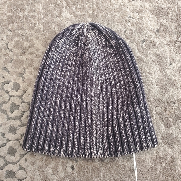 Acne Studios Acid Wash Beanie Hat in Dark Grey - Picture 5 of 7